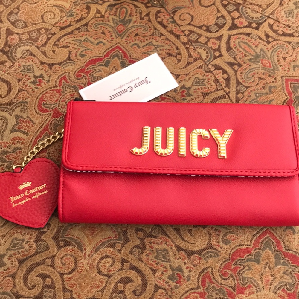 Juicy Couture cherry red wallet NWT